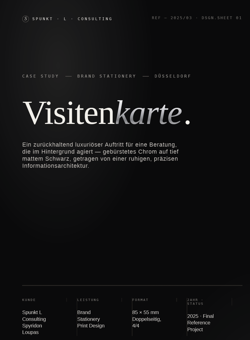 S Punkt L Consulting — Visitenkarte